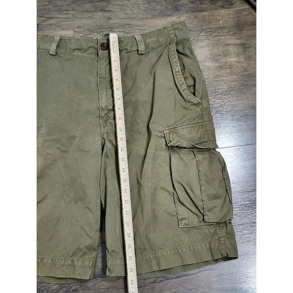 Banana Republic Men's Cargo Shorts Size 38 Green Quiet Preppy